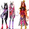 Mattel Monster High Dolls, the Hissfits Band three-Pack With Toralei Stripe, Meowlody And Purrsephone view 1
