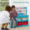 Best Choice Products Pretend Play Doctor's Office, Wooden Medical Center Toy Set for Kids w/Carrying Case, All Accessories Included, Height Measurer, 2-Piece Costume - Blue view 2