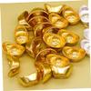 100 Pieces Mini Ingot Small House Ornament Table Miniatures Desktop Topper Small Crafts Mini Ornament Copper Alloy Japan view 2