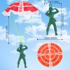 Manmel 40PCS Parachute Toy, Outdoor Flying Toy for Kids 3 4 5 6 7 8 9, Mini Paratroopers Army Parachute Flying Throwing Outside Toys for Toddlers, Boys, Girls, Party Favors, Goodie Bag Stuffers view 2