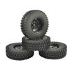 1:10 RC Rock Crawler 1.9 Inch Rubber Tires 98MM for Axial SCX10 for Tamiya CC01 D90 Modification Accessories view 2