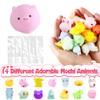 28 Packs Valentines Day Cards for Kids with Mochi Squishy, Squishies Stress Relief Fidget Squeeze Toys for Kids Easter Egg Fillers Classroom Exchange Gifts School Prizes view 2