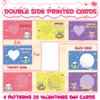 28 Packs Valentines Day Cards for Kids with Mochi Squishy, Squishies Stress Relief Fidget Squeeze Toys for Kids Easter Egg Fillers Classroom Exchange Gifts School Prizes view 3