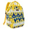 Wrangler Aztec Backpack Organized Daypack Travel Baby Bag with Stroller Strap and Side Bottle Pockets view 1