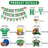 Game Time Touch Down Football Banner: Football Party Decorations for Birthday Parties Birthday & Sports Fantasy Party Decorations view 2