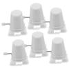 6pcs Legged Robot Toy Clockwork DIY Supply Stocking Stuffers Kids Clockwork DIY Material Toys for Kid Plastic Part White Child Slush view 1