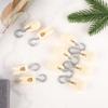 10pcs Mini Plastic Pulley Wheel, Lightweight Nylon Small Pulley Wire Rope Pulley Set Nylon Clothesline Pulley Kit for DIY Home School Cranes Pulley Frame Project view 3