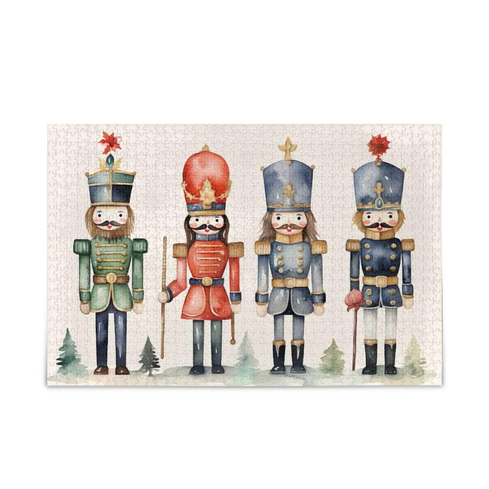 Jigsaw Puzzle 1000 Pieces for Adults Christmas Nutcracker Wood Puzzles Educational Brain 21215819