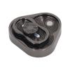 Adult Fidget, Reduce Anxiety, Stress Relief Tool, Triangle Design, Rotating Fidget Toy, Enhance Focus, Silver & Black, for Office Workers, Students, Travelers view 1
