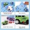 Puzzle Racer Car Track Set with Vehicle & Puzzle Board for Kids Ages 3+ (4 Styles & 8 Vehicles) view 3