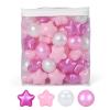 Star Ball Pit Balls for Toddlers -100pcs Phthalate Free BPA Free Non-Toxic Crush Proof Play Balls Play Tent Pool Playhouse Playpen Party Decoration. view 1