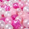 Star Ball Pit Balls for Toddlers -100pcs Phthalate Free BPA Free Non-Toxic Crush Proof Play Balls Play Tent Pool Playhouse Playpen Party Decoration. view 2