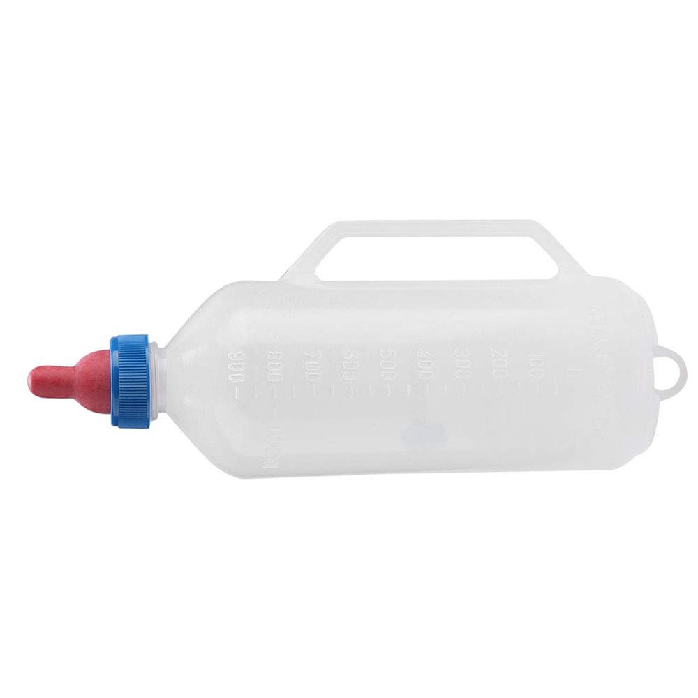 1.5L Lamb Milk Bottle with Handle, Lamb Feeding Bottle, Premium Plastic, Detachable Nipple for Gradual Weaning