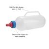 1.5L Lamb Milk Bottle with Handle, Lamb Feeding Bottle, Premium Plastic, Detachable Nipple for Gradual Weaning view 2