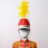 Alvivi Drum Major Soldier Nutcrackers Teen Adult Halloween Cosplay Party Marching Band Feather BA One Size Hat view 2