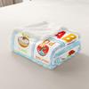 Alphabet Fleece Throw Blanket ABC Alphabet Plush Blanket Kids Toddler Learning Time Sherpa Blanket Educational Learning Fuzzy Blanket Twin 60"x80" view 4