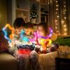 192 PCS HAMIMOS Light Up Pop Tubes Glow Sticks, Christmas Halloween Light Toys Party Decorations Supplies Favors for Kids, Sensory Toys Toddler Learning Activities for Boys Girls view 4