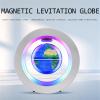 BEBEVOGUE Personalized Magnetic Levitation Floating Globe with LED Light Anti Gravity World Globe Unique Birthday Gift for Men Boys Boss Kids Office Home Desk Gadget Decor (Blue) view 4