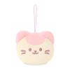 Anirollz Stuffed Animal Plush Keychain 4 Mini Face Deco Ornament Bag Charm Toy Doll | Soft, Squishy, Cute, Comfort, Safe | Birthday Decorations Gift Kawaii Kitty Cat Character Kittiroll view 1