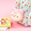 Anirollz Stuffed Animal Plush Keychain 4 Mini Face Deco Ornament Bag Charm Toy Doll | Soft, Squishy, Cute, Comfort, Safe | Birthday Decorations Gift Kawaii Kitty Cat Character Kittiroll view 2