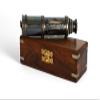 Personalized Vintage Brass Handmade Telescope - Antique Pirates Spyglass  Nautical Handheld Telescope for Boating, Graduation Gifts, Gift for Husband & Collectors (Black Telescope) view 3