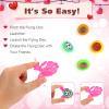 28 Sets Sports Valentines Day Cards Gifts for Kids Football Baseball Basketball Flying Disc Shooter Classroom Exchange Gifts Happy Valentines Day Sports Ball Cards for Boys Girls School Prizes view 4