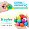 48 Pcs Christian Stress Balls Bulk for Kids Bible Verse Motivational Stress Balls Colorful Religious Fidget Relief Toys for Christian Party Favors Valentines Exchange Gifts Easter Basket Stuffers view 4