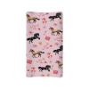 Psesaysky Horse Valentine Changing Table Cover Washable Breathable Changing Pad Cover Waterproof Nursery Pad Change Cover Valentine Decor Comfy Cozy Cradle Sheets view 1