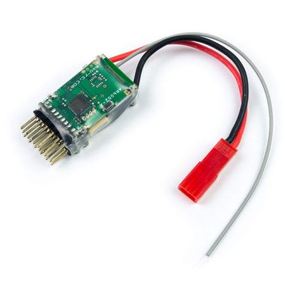 Dancing Wings Hobby 2.4G 6CH Micro Receiver RX44 Series Support Frsky D-16 ACCST-D16 protocal Built-in 15A/2-3S Brushed ESC (RX448)