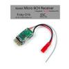Dancing Wings Hobby 2.4G 6CH Micro Receiver RX44 Series Support Frsky D-16 ACCST-D16 protocal Built-in 15A/2-3S Brushed ESC (RX448) view 2