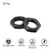 MECCANIXITY Aluminum 17mm RC Wheel Nut Thread M12x1.0mm Hex Wheel Nuts for 1/8 RC Model Car Trucks Off Road Car Upgraded Parts Pack of 16 (Black) view 3