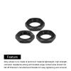 MECCANIXITY Aluminum 17mm RC Wheel Nut Thread M12x1.0mm Hex Wheel Nuts for 1/8 RC Model Car Trucks Off Road Car Upgraded Parts Pack of 16 (Black) view 4