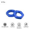 MECCANIXITY Aluminum 17mm RC Wheel Nut Thread M12x1.0mm Hex Wheel Nuts RC Wheel Nut for 1/8 RC Model Car Trucks Off Road Car Upgraded Parts Pack of 8(Dark Blue) view 3