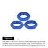 MECCANIXITY Aluminum 17mm RC Wheel Nut Thread M12x1.0mm Hex Wheel Nuts RC Wheel Nut for 1/8 RC Model Car Trucks Off Road Car Upgraded Parts Pack of 8(Dark Blue) view 4