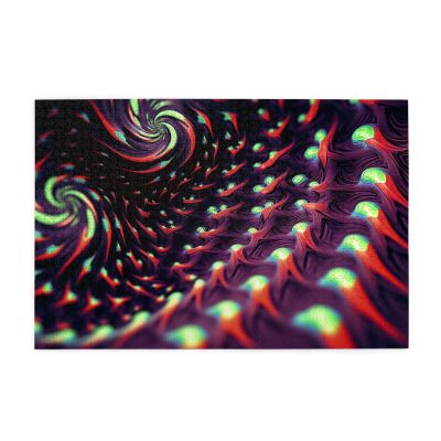 1000 Piece Jigsaw Puzzle for Adults Personalized Picture Puzzle Fantasy Sci-Fi Dizziness Customized Wooden Puzzle for Family, Birthday, Wedding, Game Nights Gifts, 29.5"x19.7"