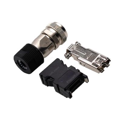 elpart Encoder -Power Plug MR-ENCNS2 for Mjtsubishi servo MR-JE/J3/J4 Servo Motor Connector #elPart2328691 (Color: Dark Grey)