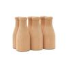 Wooden Milk Bottle, 2 inch, Pack of 10, Small Unfinished Cargo Drums, Perfect for Miniatures, Scale Models, Mini Train Making or Woodworking Craft Projects, by Woodpeckers view 1