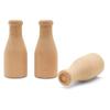 Wooden Milk Bottle, 2 inch, Pack of 10, Small Unfinished Cargo Drums, Perfect for Miniatures, Scale Models, Mini Train Making or Woodworking Craft Projects, by Woodpeckers view 3