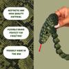 Articulated Snake Fidget Toy | 3D Printed Flexible Fidget Toy or Desk Display | Made in USA (Snake, Large) view 3