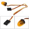 Car Truck RC LED Light Rotating Flashing Lamp Lighting Compatible with 1/8 1/10 1/12 RC Model Car HSP SCX10 1/14 RC Car 11x15mm, Yellow view 3