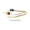 Car Truck RC LED Light Rotating Flashing Lamp Lighting Compatible with 1/8 1/10 1/12 RC Model Car HSP SCX10 1/14 RC Car 11x15mm, Yellow view 4