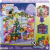 Polly Pocket Dolls Advent Calendar, Gingerbread House Playset with 24 Surprises, Dollhouse Furniture, Toy Car & Holiday Accessories view 1