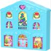 Polly Pocket Dolls Advent Calendar, Gingerbread House Playset with 24 Surprises, Dollhouse Furniture, Toy Car & Holiday Accessories view 4