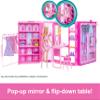 Barbie Dream Closet Toy Playset with Clothes & Accessories, 3-ft-Wide with 25+ Pieces, 4 Complete Fashion Looks view 3