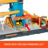 Matchbox Toy Vehicles & Playset, Transportation Center with 5 Levels, Kid& Car-Activated Features, Includes 1:64 Scale Taxi, Boat & Helicopter & Food Vendor Accessory view 4