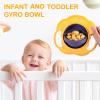 Song Qing Magic Gyro Bowl 360 Degree Rotate Spill-Proof Bowls with Lid Plastic Creative Dishes Practice Feeding Bowls view 3