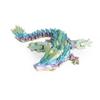 Flavery 3D Printed Dragon - 18 inch Flying Dragon with Wings, Articulated Winged Crystal Fidget Toy, Home Decor, Birthday Gift, Desk Pet - M Rainbow view 2