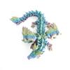 Flavery 3D Printed Dragon - 18 inch Flying Dragon with Wings, Articulated Winged Crystal Fidget Toy, Home Decor, Birthday Gift, Desk Pet - M Rainbow view 3