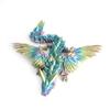 Flavery 3D Printed Dragon - 18 inch Flying Dragon with Wings, Articulated Winged Crystal Fidget Toy, Home Decor, Birthday Gift, Desk Pet - M Rainbow view 4