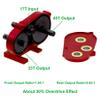 AMK 1/10 Transmission 30% OD Transfer Case Forward Motor Mount with Delrin Spur Gear for 1/10 RC Crawler Axial SCX10 II Element Enduro DIY LCG Chassis SCX10 Upgrades (Red) view 3